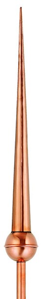 Gawain Copper Finial